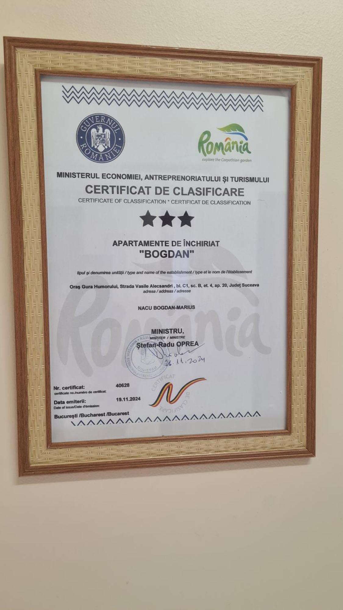 Apartament Bogdan Gura Humorului Exterior foto